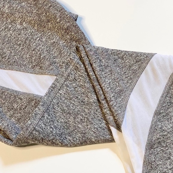 Aerie gray mesh cropped leggings size XS short - Picture 4 of 11
